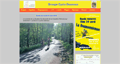 Desktop Screenshot of cyclodounoux.ffct.org