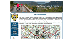 Desktop Screenshot of pessac.cyclo.ffct.org