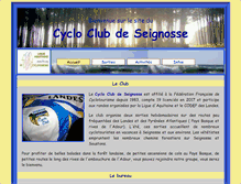 Tablet Screenshot of cc-seignosse.ffct.org